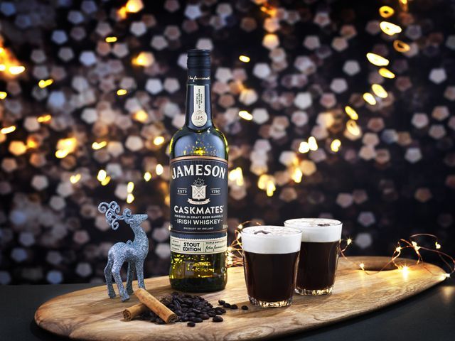  Irish Coffee with Jameson Caskmates Stout Bottle - Credit: Pernod Ricard