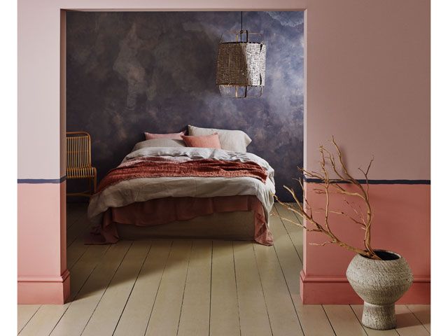 crown paints warm effect bedroom - autumn winter trends - goodhomesmagazine.com