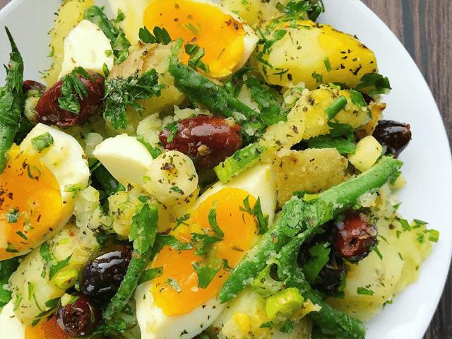 Cypriot Potato Salad, Credit: Meliz Cooks
