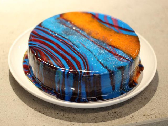 Eric Lanlard Mirror Glaze cake