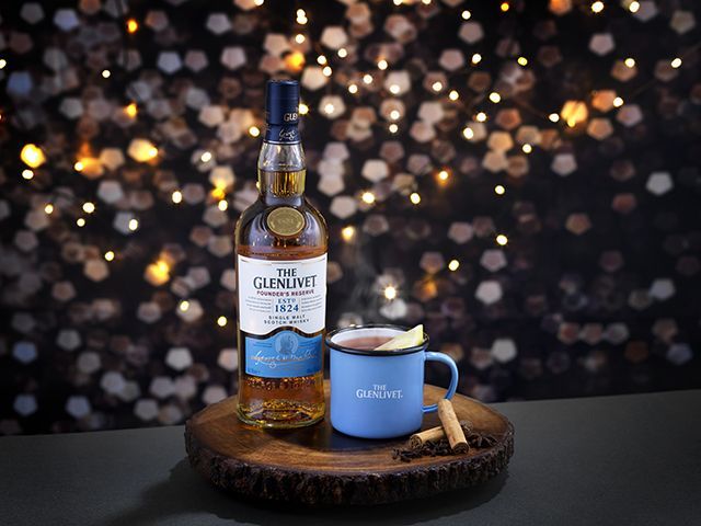 Whiskey hot toddy with Glenlivet bottle - Credit: Pernod Ricard