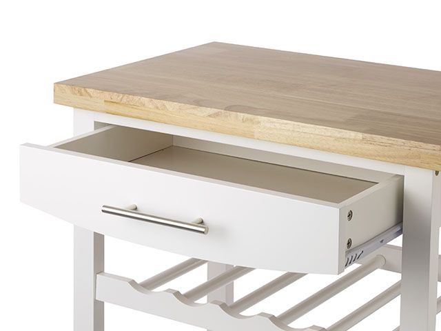 aldi trolley detail - get a kitchen trolley for less than £50! - kitchen - goodhomesmagazine.com