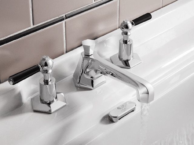 Crosswater waldorf basin mixer in an art deco style - bathroom - goodhomesmagazine.com