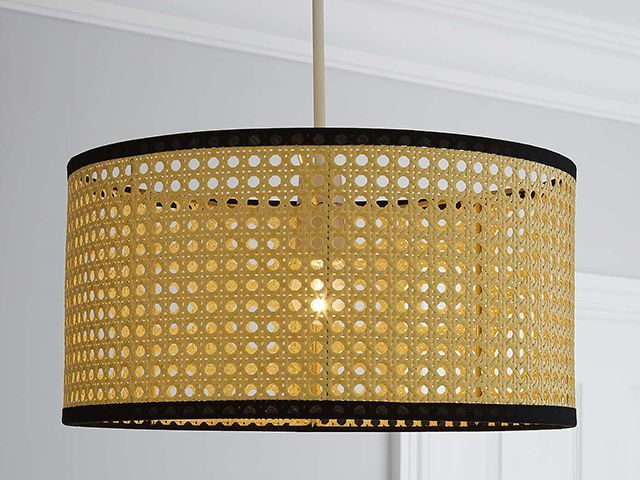 Cane webbing clearance lamp shade