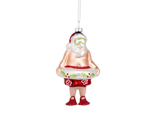 george santa - our favourite quirky christmas baubles - shopping - goodhomesmagazine.com