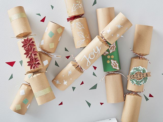 fill your own christmas crackers from hobbycraft - shopping - goodhomesmagazine.com