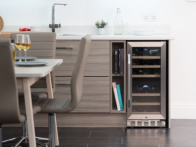 husky lifestyle wine fridge - dining room - goodhomesmagazine.com