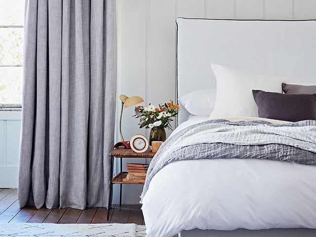 loom last curtains - Loom & Last's top tips on how to keep your bedroom warm this season - bedroom - goodhomesmagazine.com