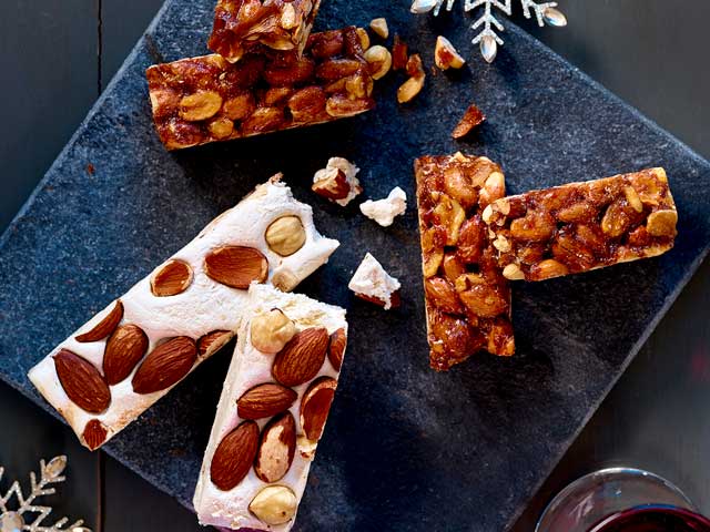 nougat and nut brittle from Asda's christmas food range 2019