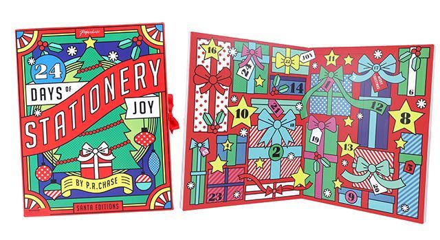 stationery advent calendar 2019 from paperchase - christmas shopping - goodhomesmagazine.com