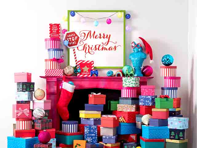 poundland rainbow - sneak preview of Poundland's Christmas collection - inspiration - goodhomesmagazine.com