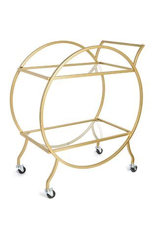 primark cocktail trolley cutout - create a cosy cocktail corner for £30 - news - goodhomesmagazine.com