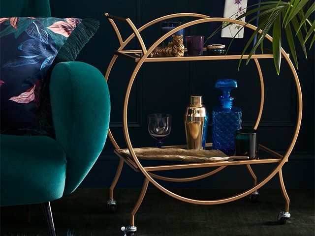 primark cocktail trolley - create a cocktail corner for just £30