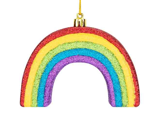 rainbow dec poundland - sneak preview of Poundland's Christmas collection - inspiration - goodhomesmagazine.com