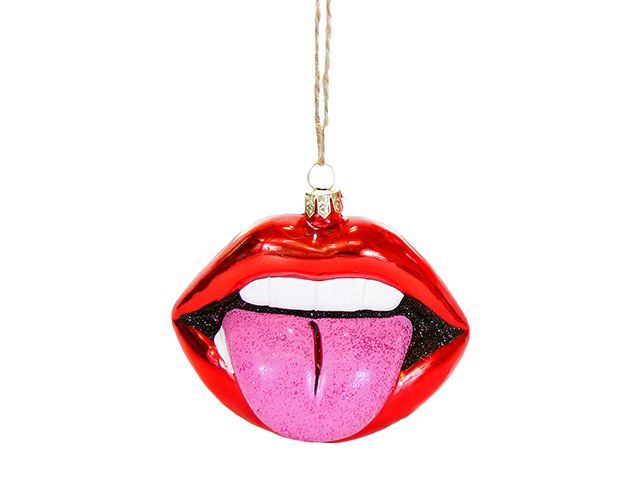 tongue lime lace - our favourite quirky christmas baubles - shopping - goodhomesmagazine.com