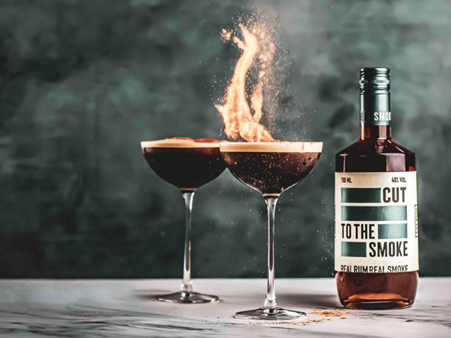 bonfire night cocktails: flaming chocolate espresso martini 