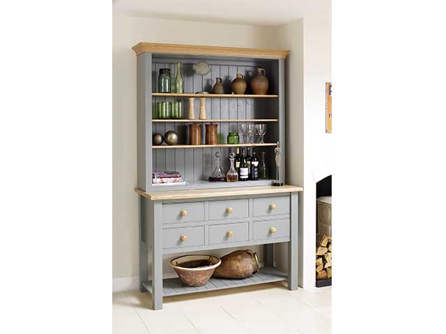 farmhouse kitchen storage cabinet, goodhomesmagazine.com