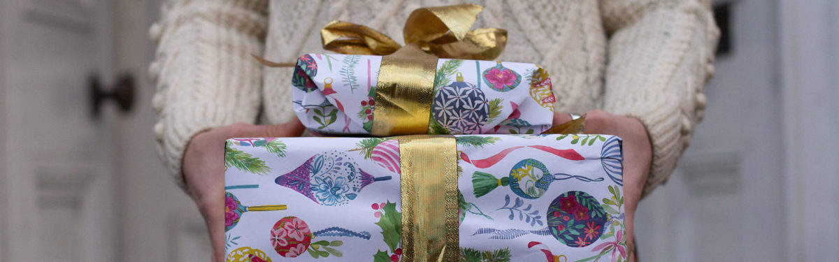 christmas gift wrap - secret santa gift ideas - goodhomesmagazine.com