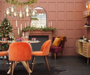 goodhomes room sets at ideal home show 2019 - nordic luxe dining room