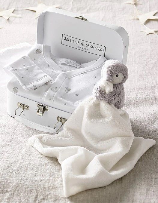 Snowy baby set Credit: White Company