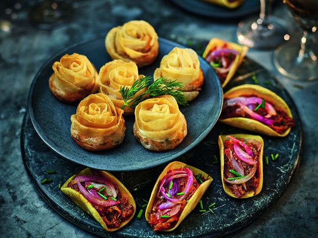 Tesco Finest King Prawn Filo Roses - Credit: Tesco