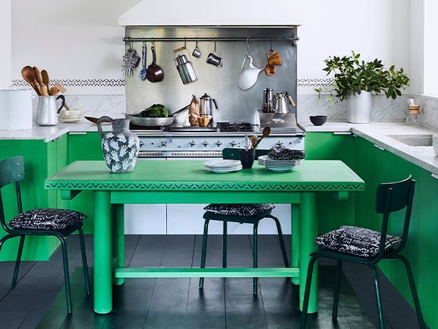 annie sloan - easy kitchen decorating updates for renters - kitchen - goodhomesmagazine.com