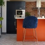 cultfunriture orange kitchen - easy decorating kitchen updates for renters - kitchen - goodhomesmagazine.com