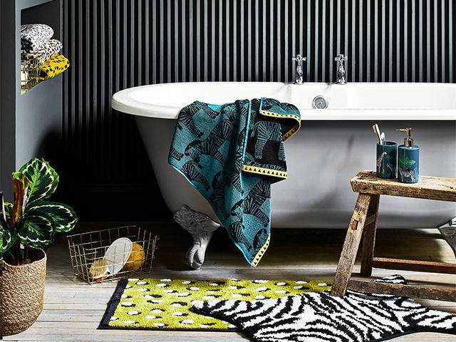 george bathroom - leopard print homeware we love - inspiration - goodhomesmagazine.com