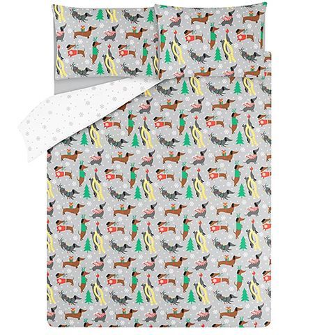 george beddings - our fave animal-themed christmas bedding - bedroom - goodhomesmagazine.com