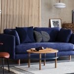 habitat mori sofa in blue - living room - goodhomesmagazine.com