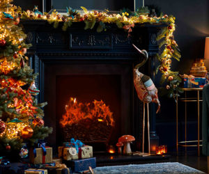 winter solstice christmas decorations ideas for fireplaces