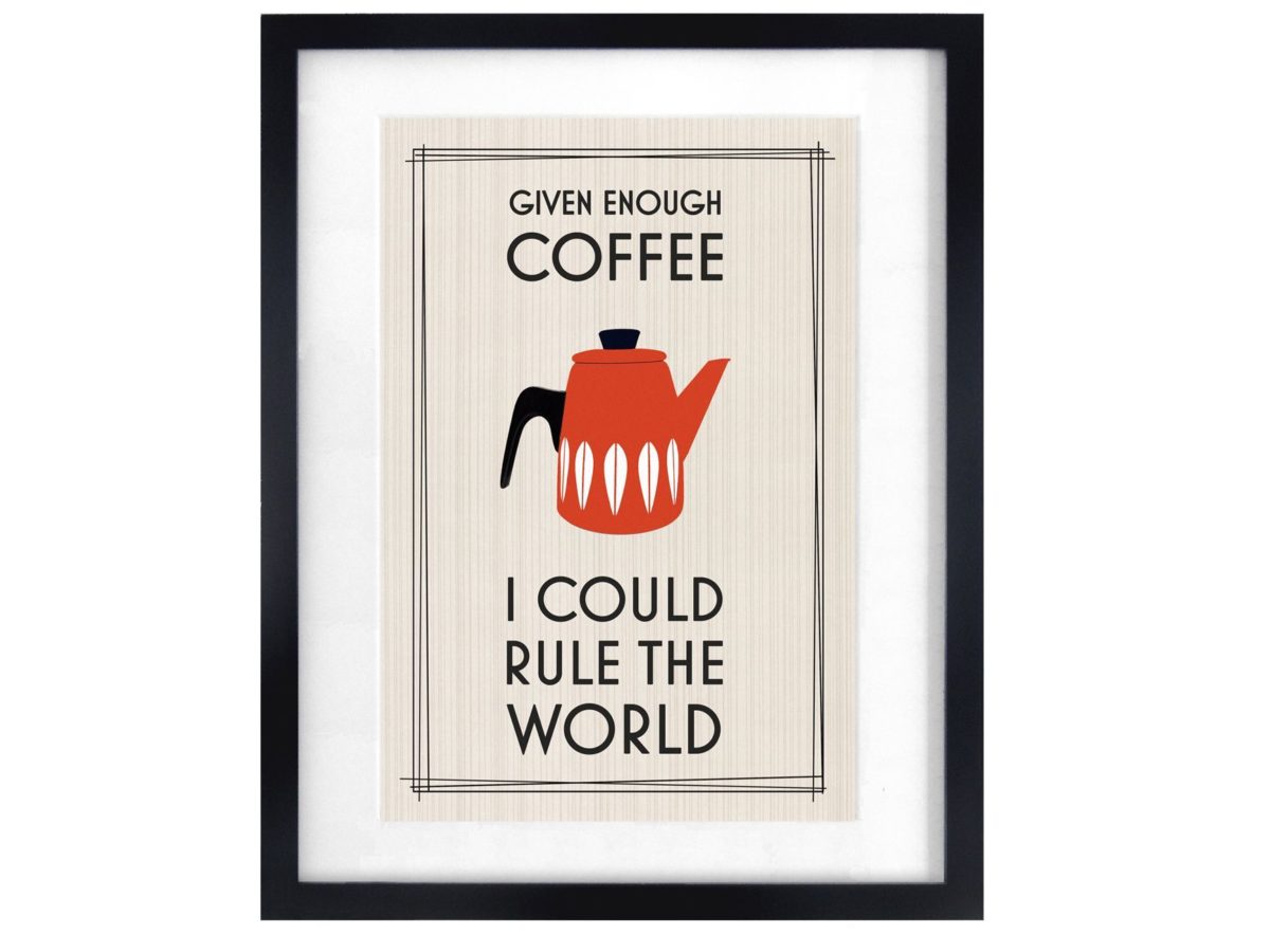 of life & lemons coffee print wall art - christmas gift - goodhomesmagazine.com