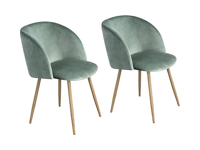 wayfair dining chairs - take a look at Vogue Williams' Christmas dining room makeover - dining room - goodhomessmagazine.com