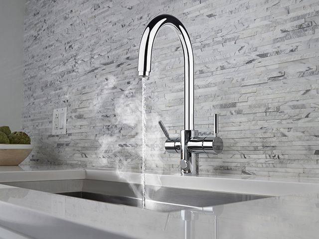 insinkerator 4n1 touch tap in polished chrome - kitchen - goodhomesmagazine.com