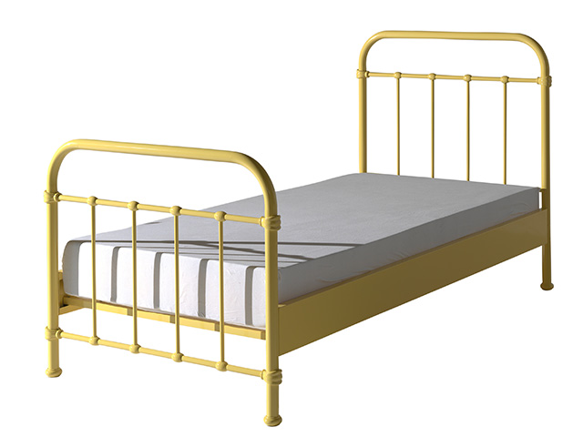 yellow kids bed - pantone colour of the year 2020 - goodhomesmagazine.com