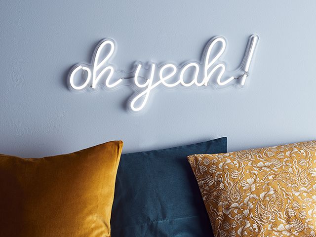 neon light lights4fun slogan - goodhomesmagazine.com