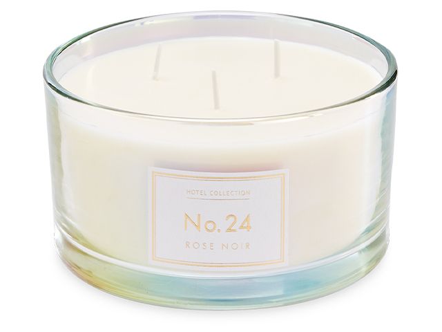 aldicandlesirridescent - aldi launches luxury hotel candle collection - news - goodhomesmagazine.com