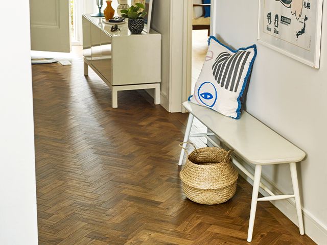 amtico parquet oak - 5 hallway looks we love - hallway - goodhomesmagazine.com