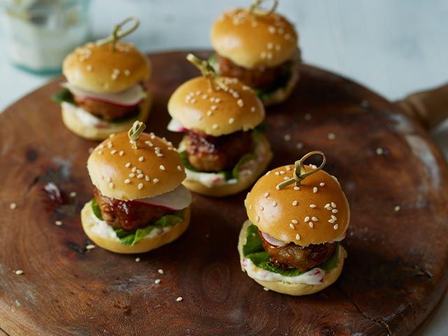 chesnut slider canape - quick and easy new years eve canape recipes - kitchen - goodhomesmagazine.com