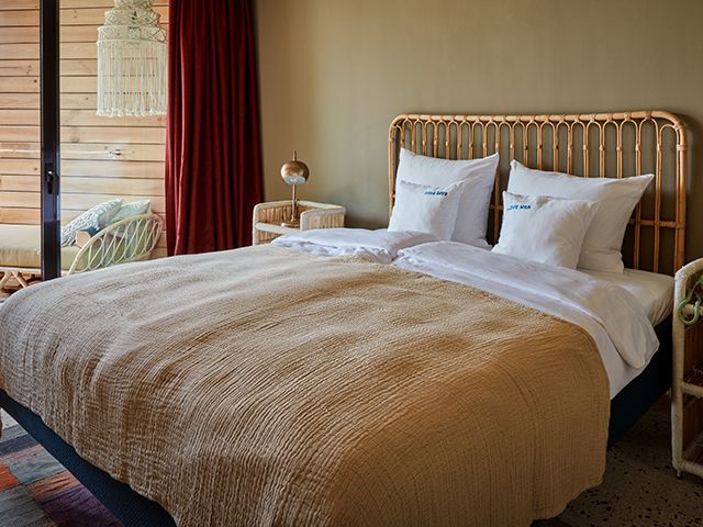 scion baja neuvo pajaro fabrics in bold bedroom scheme - goodhomesmagazine.com