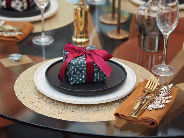 good omes room sets nordic luxe dining room for christmas with gift - goodhomesmagazine.com
