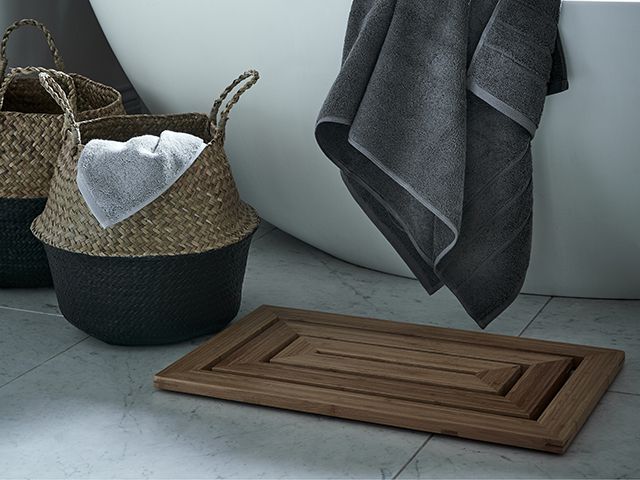 jd williams bathroom accessories bath mat and baskets - bathroom - goodhomesmagazine.com