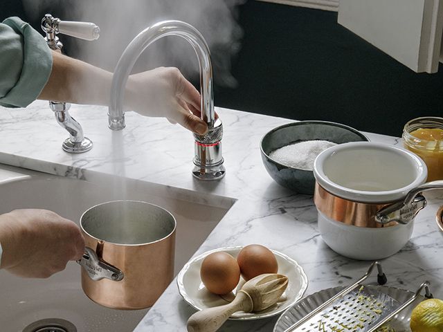 Quooker nordic round boiling water hot tap - goodhomesmagazine.com