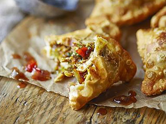 samosas - 4 delicious christmas leftover recipes - kitchen - goodhomesmagazine.com