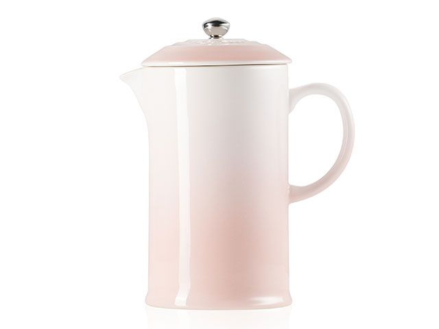 Cafetiere Shell Pink 1L Le Creuset - goodhomesmagazine