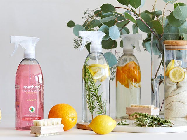 dunelm eco and diy cleaners with fruit and herbs - goodhomesmagazine.com