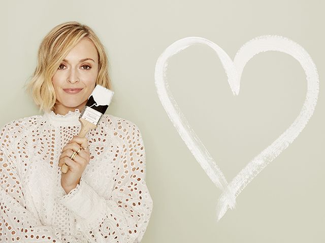 fearne cotton for dulux. ambassador for tranquil dawn colour of the year - goodhomesmagazine.com
