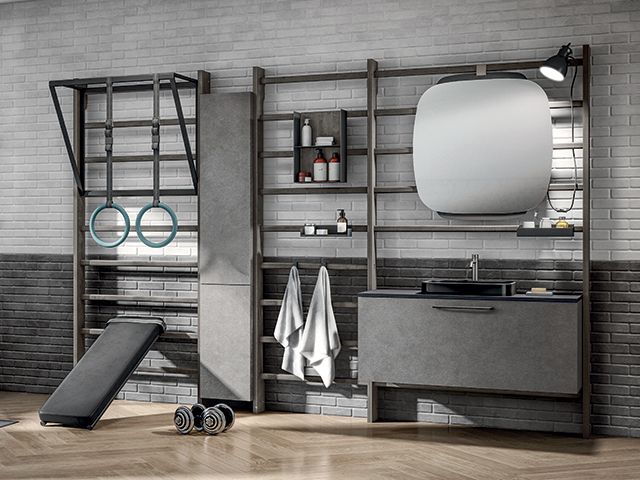 Scavolini Gym Space bathroom collection - goodhomesmagazine.com 