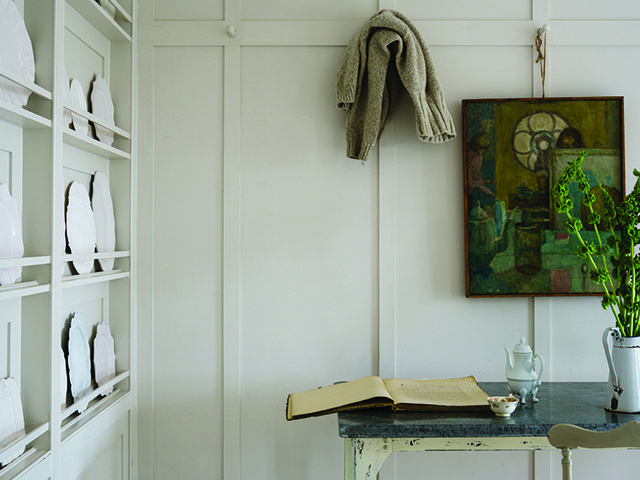 School House White No.291 farrow and ball paint in dining room - goodhomesmagazine.com