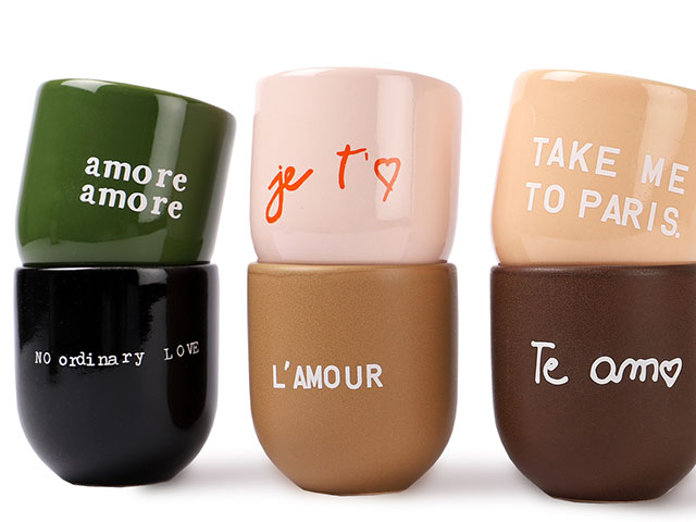Home gifts for Valentine's slogan coffee cups